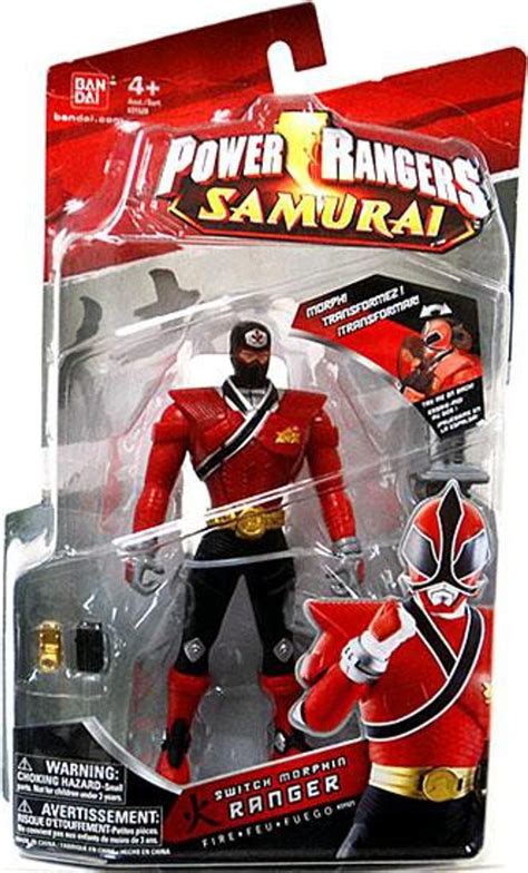 Power Rangers Samurai Switch Morphin Ranger Fire 65 Action Figure
