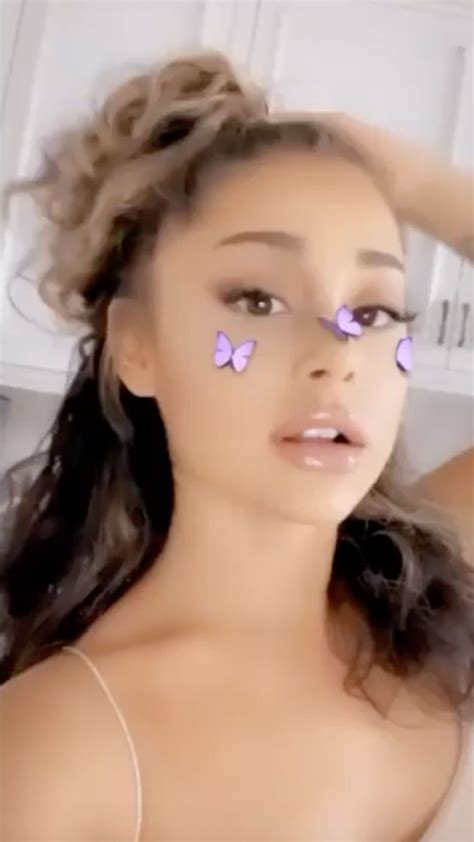 ariana grande s hair is long and curly she reveals in new video
