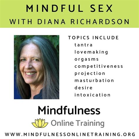 Mindful Sex With Diana Richardson