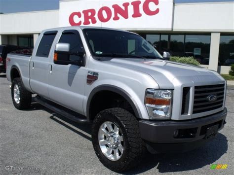 2008 Silver Metallic Ford F250 Super Duty Fx4 Crew Cab 4x4 49090764