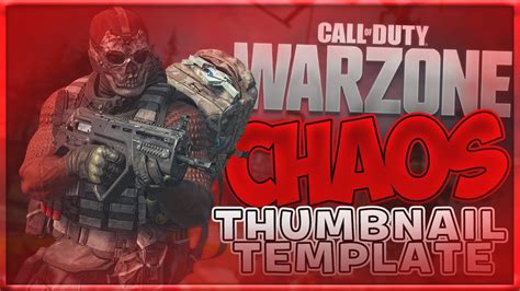 Warzone Thumbnail Template