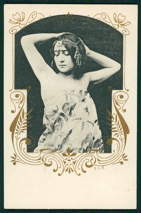Art Nouveau Woman Original Old C1900s Photogravure Postcard A14 Ebay
