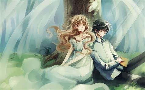 Find the best anime couple wallpaper on getwallpapers. Anime Couple School Wallpapers - Wallpaper Cave