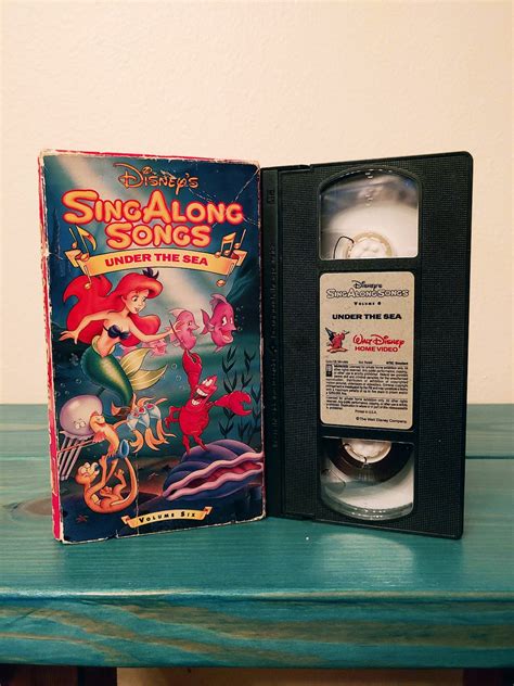 Disney S Sing Along Songs Under The Sea Vhs Video Very Rare Cover My XXX Hot Girl