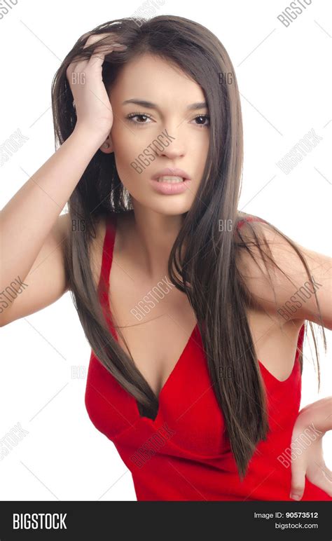 Sexy Girl Red Dress Image And Photo Free Trial Bigstock