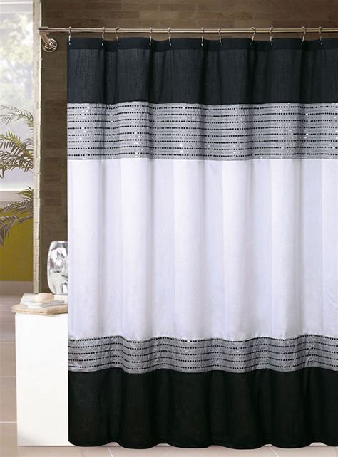 Awesome 99 Beautiful Black And White Shower Curtains Design Ideas More