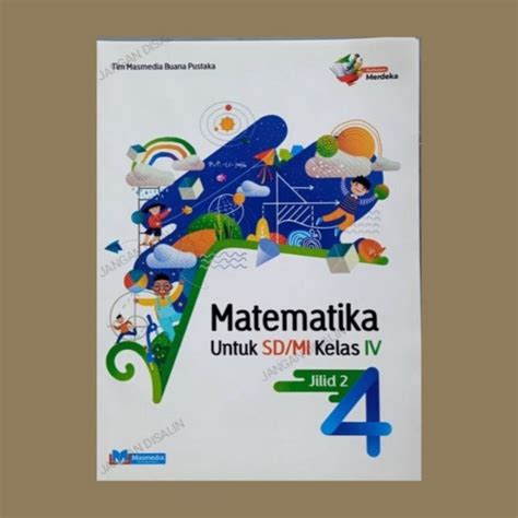 Buku Matematika Kelas 4 Jilid 2 Sdmi Kurikulum Merdeka Penerbit