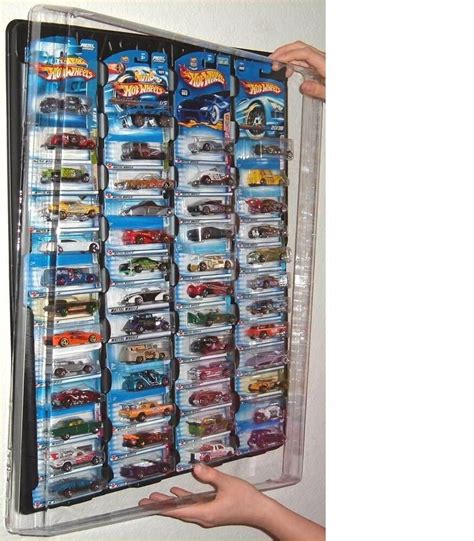 Most model cars are on a scale of 1:43 so, by allowing approximately 1 inch either side of the car, your display case is going to be 3 inches thick. Hot wheels Display Case (black) for carded cars w Dust ...