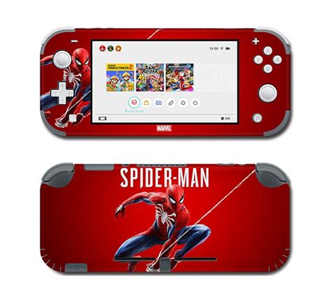 Spider Man Nintendo Switch Lite Skin Switch Lite Decal Switch Etsy