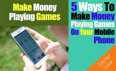 How to make money online with games. 5 Ways To Make Money Playing Games On Your Android Phone