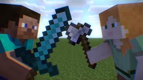 Steve Vs Alex Minecraft Fight Animation Youtube