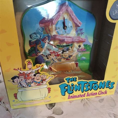 Wall Decor Limited Edition Vintage The Flintstones Animated Action