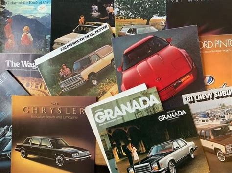 Brochures Catalogues 15 X American Car Brochures Catawiki