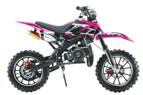 Syx Moto Holeshot Es 50cc Electric Start Mini Dirt Bike Pink