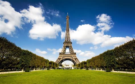 배경 화면 1920x1200px 건축물 구름 에펠 탑 프랑스 국민 하늘 나무 1920x1200