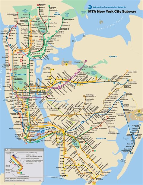 Printable New York Map