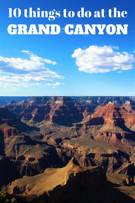 10 Things To Do At The Grand Canyon Travel The World