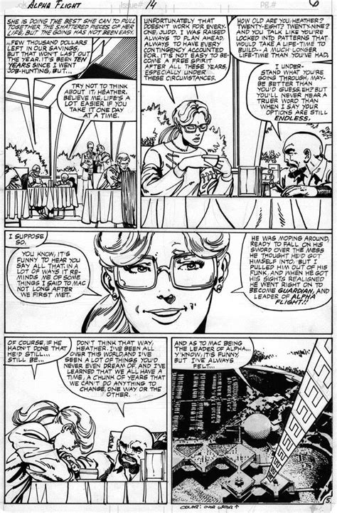 Alpha Flight Page By John Byrne Andy John Byrne Draws John Byrne Comic Books
