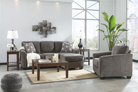 Brise 2 Piece Living Room Set In Slate Small Living Room Furniture
