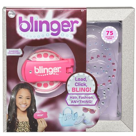 Blinger Diamond Collection Glam Styling Tool Load Click Bling Hair