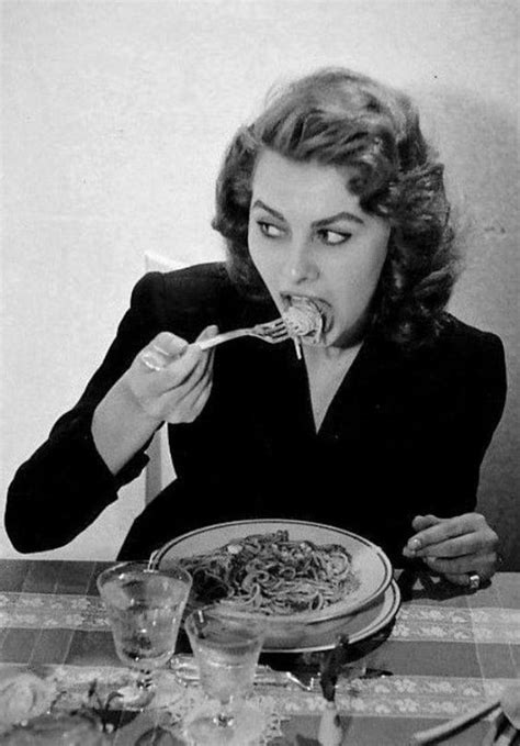 Celebrities Eating In Real Life Vintage