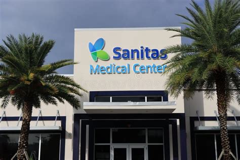 Exterior Of A Sanitas Medical Center Editorial Photo Image Of Group