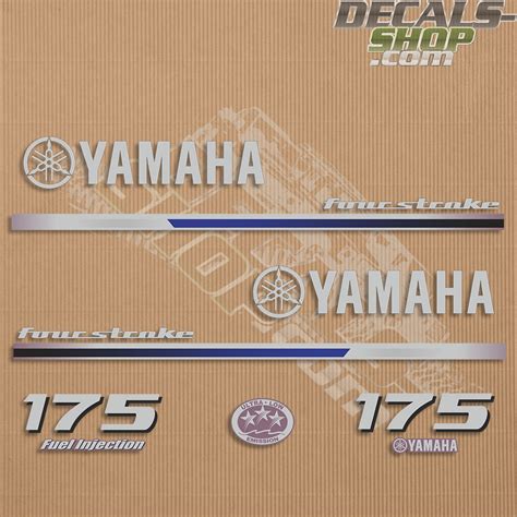 Yamaha 175hp Four Stroke 2013 Outboard Decal Kit