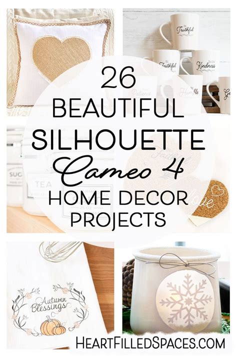 26 Home Decor Projects Using A Silhouette Cameo 4 Artofit