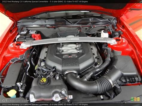 50 Liter Dohc 32 Valve Ti Vct V8 2012 Ford Mustang Engine