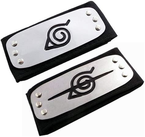 Jebester 2pcs Naruto Leaf Village And Anti Leaf Village Headband Ninja