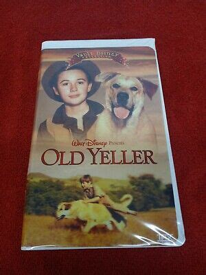 Old Yeller Vault Disney Vhs Cassette Tape Walt Disney Vrogue Co