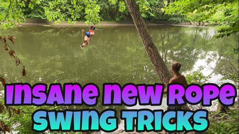Insane New Rope Swing Tricks Youtube