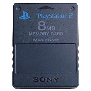 They were handy, but without one, a game would be pretty much useless to play, especially as ps1s and ps2s came without them. Playstation 2 PS2 used Memory Card 8MB