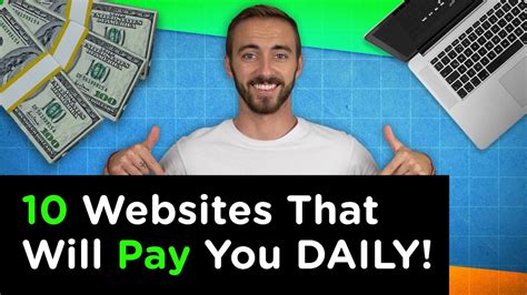 Websites That Will Pay You Daily Within Hours Work From