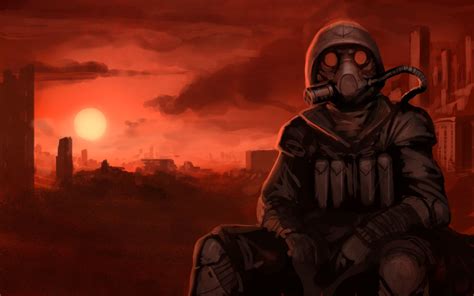 Gas Masks Artwork Post Apocalyptic 1440x900 Wallpaper High Quality