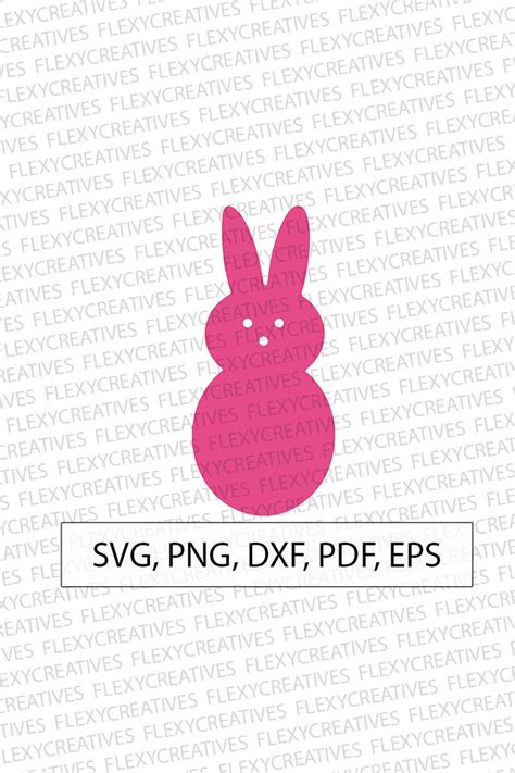 Peep SVG Peep Bunny SVG Print Clipart Cut File Clip Art - Etsy