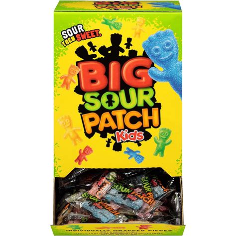 Sour Patch Kids 240 Count Chewy Candy Individually Wrapped