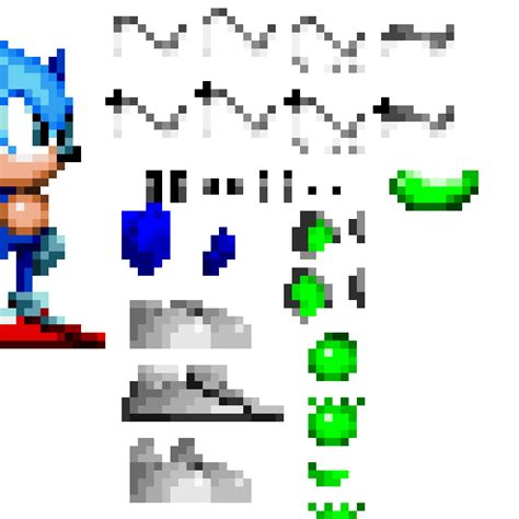 Custom Sonic Character Sprite Apl Pixel Art Maker Images Images And