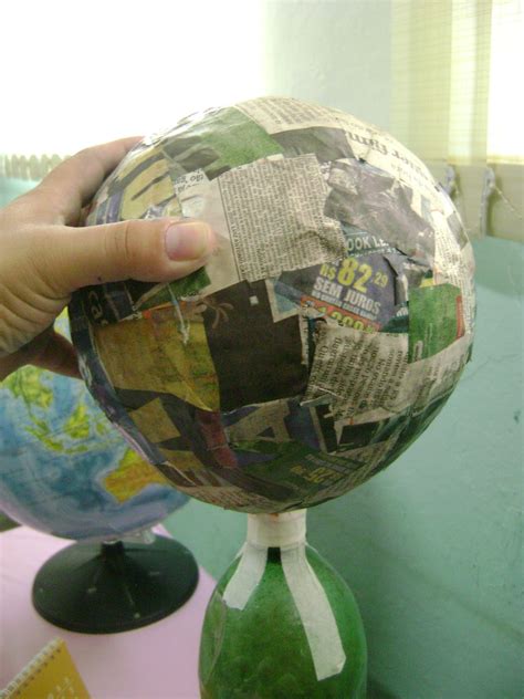 Como Fazer Um Globo Terrestre Com Material Reciclavel