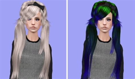 Colores Urbanos 10 Emo Inspiration Hairstyle Retextured The Sims 3