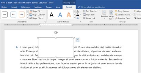 Adding Text Boxes To Word