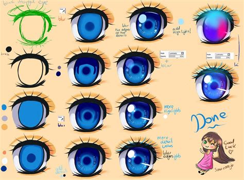 Color Anime Eye Tutorial Eyes Coloring Tutorial By Mad Izoku By Mad