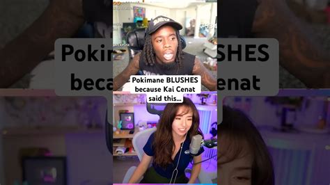 Pokimane Blushes Because Kai Cenat Said This 👀 Youtube