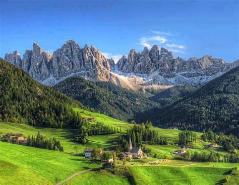 St Magdalena In The Dolomite Mountains Italy Dolomites Tyrol