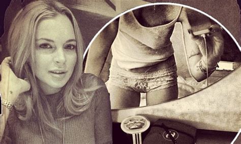 Lindsay Lohan Shares A Racy Bedtime Photo On Instagram In Lacy