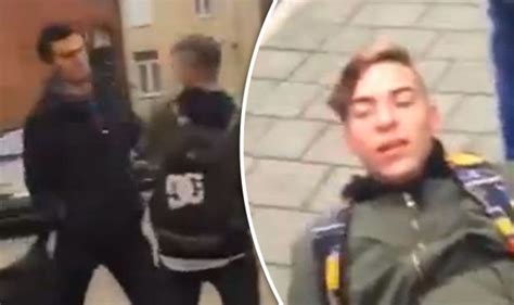 bully gets knocked out with one punch after confronting the wrong guy world news uk
