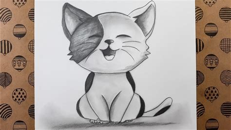 Kolay Kedi Çizimi Nasıl Yapılır How To Draw Easy Cat