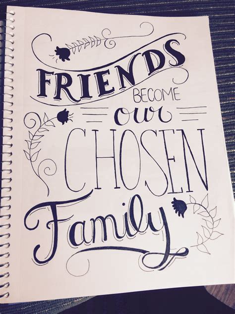 Friend Quote Calligraphy Drawing Quotes Hand Lettering Quotes
