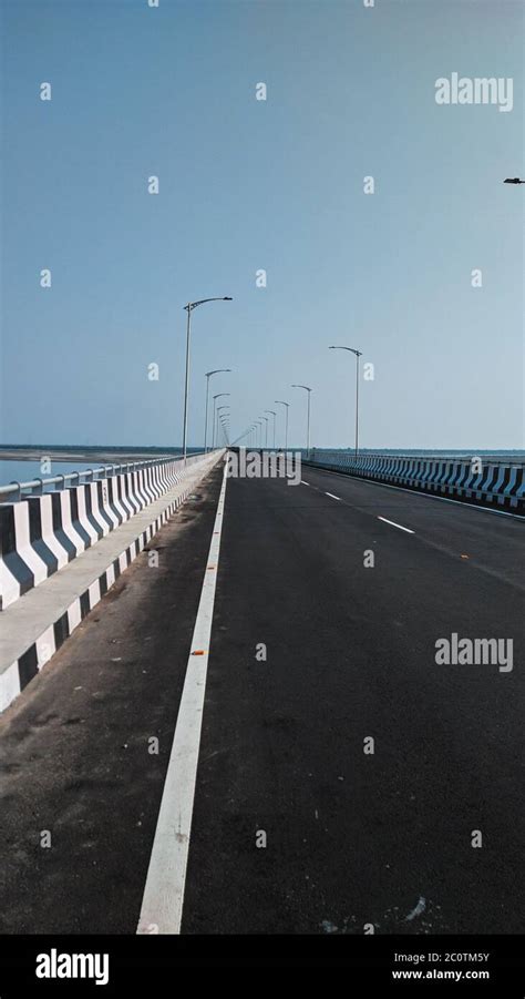 Bogibeel Bridge The Longest Double Decker Bridge In India Stock Photo