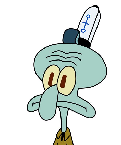 Disgruntled Squidward By Alexde5th On Deviantart